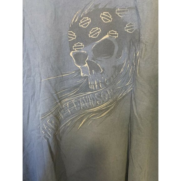 Vintage 2007 Old‎ Glory Harley Davidson T shirt Men’s Sz 2XL Blue Red White - Picture 5 of 9